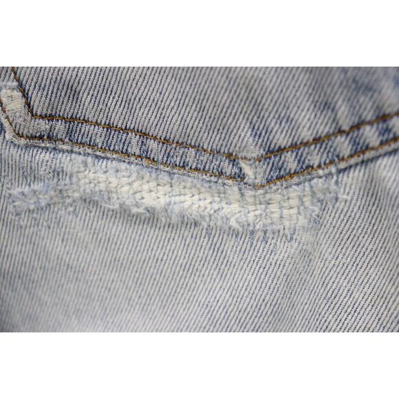 Levi's 626 Vintage Philippines Denim Jeans Raw Hem 28X27 Leather Tag - Picture 10 of 14